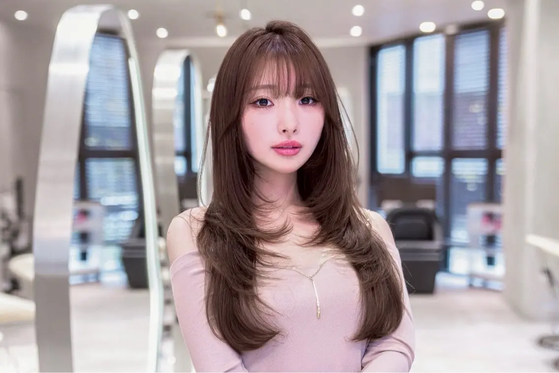 ミディアム ヘアセット ミディアムレイヤー/ 髪質改善/堅亘のヘアスタイル