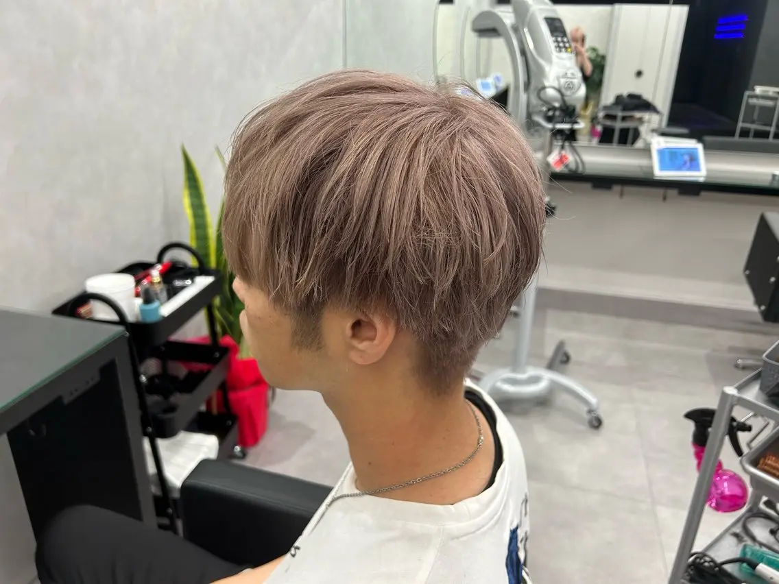 ⭐️メンズ限定⭐️カット+ダブルカラーの写真