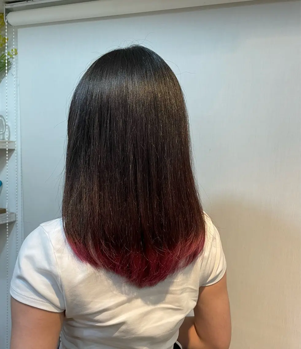 カラー 大山 怜菜のヘアスタイル