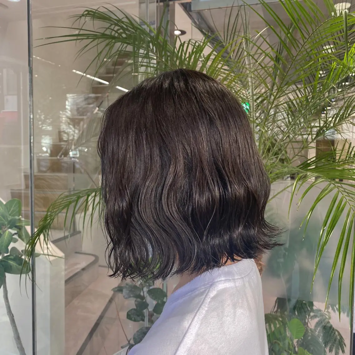 ショート カラー パープルカラー ヘアカラー 透明感カラー/レイヤ ー/ MARIEのヘアスタイル