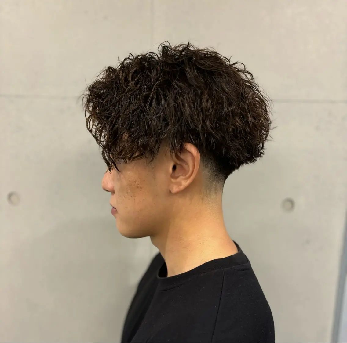 ショート カラー パーマ メンズ カット ヘアカラー パーマ メンズサロン/戸塚駅 東口3分/冨田大輝のヘアスタイル