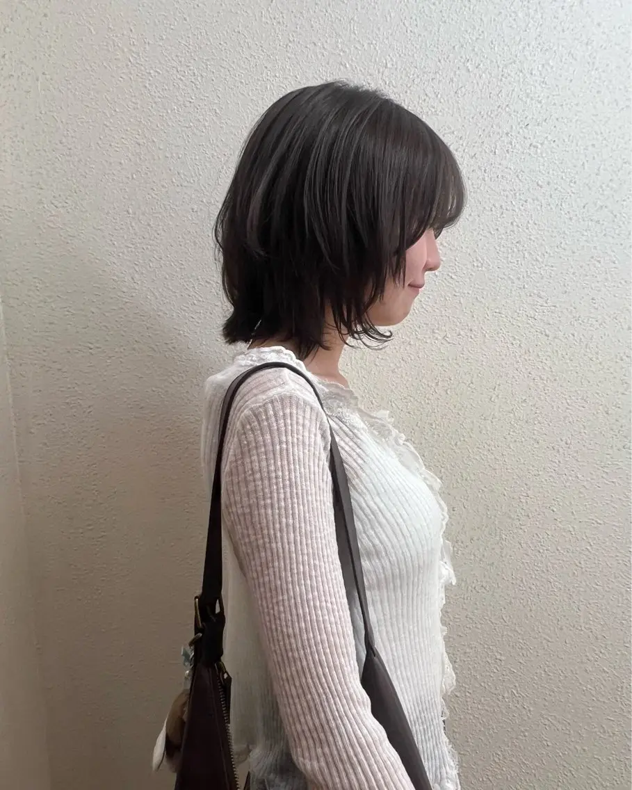 ショート カラー アッシュ アッシュグレー アッシュグレージュ ブリーチ グレージュ ヘアカラー 立川/艶髪/透明感 /映画好き/YUJIのヘアスタイル