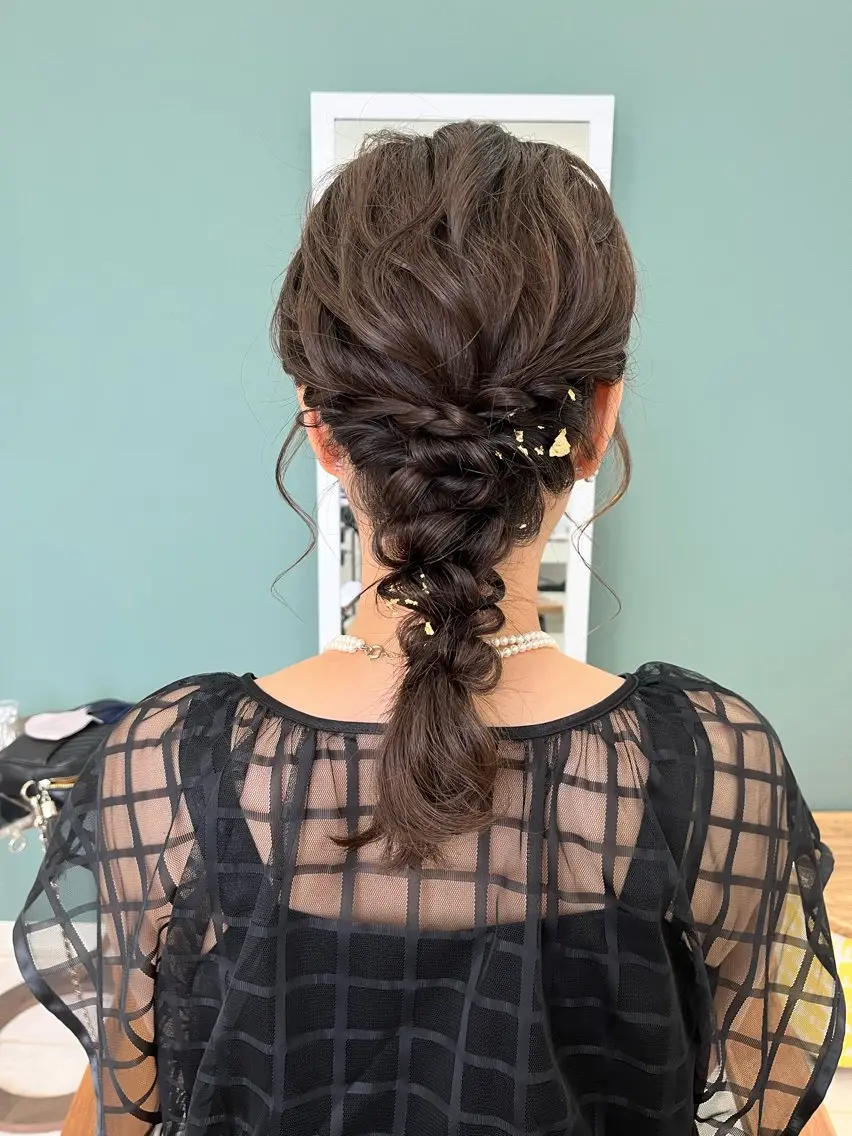 ヘアセットの写真