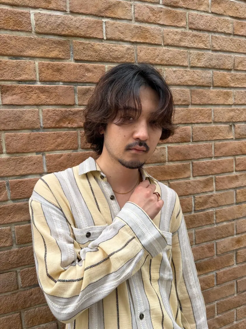 パーマ メンズ カット パーマ トリートメント ヘアセット 再現性No.1ヘア ごーた立川のヘアスタイル