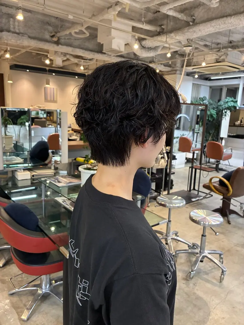 ショート 三宅 瑠偉のヘアスタイル