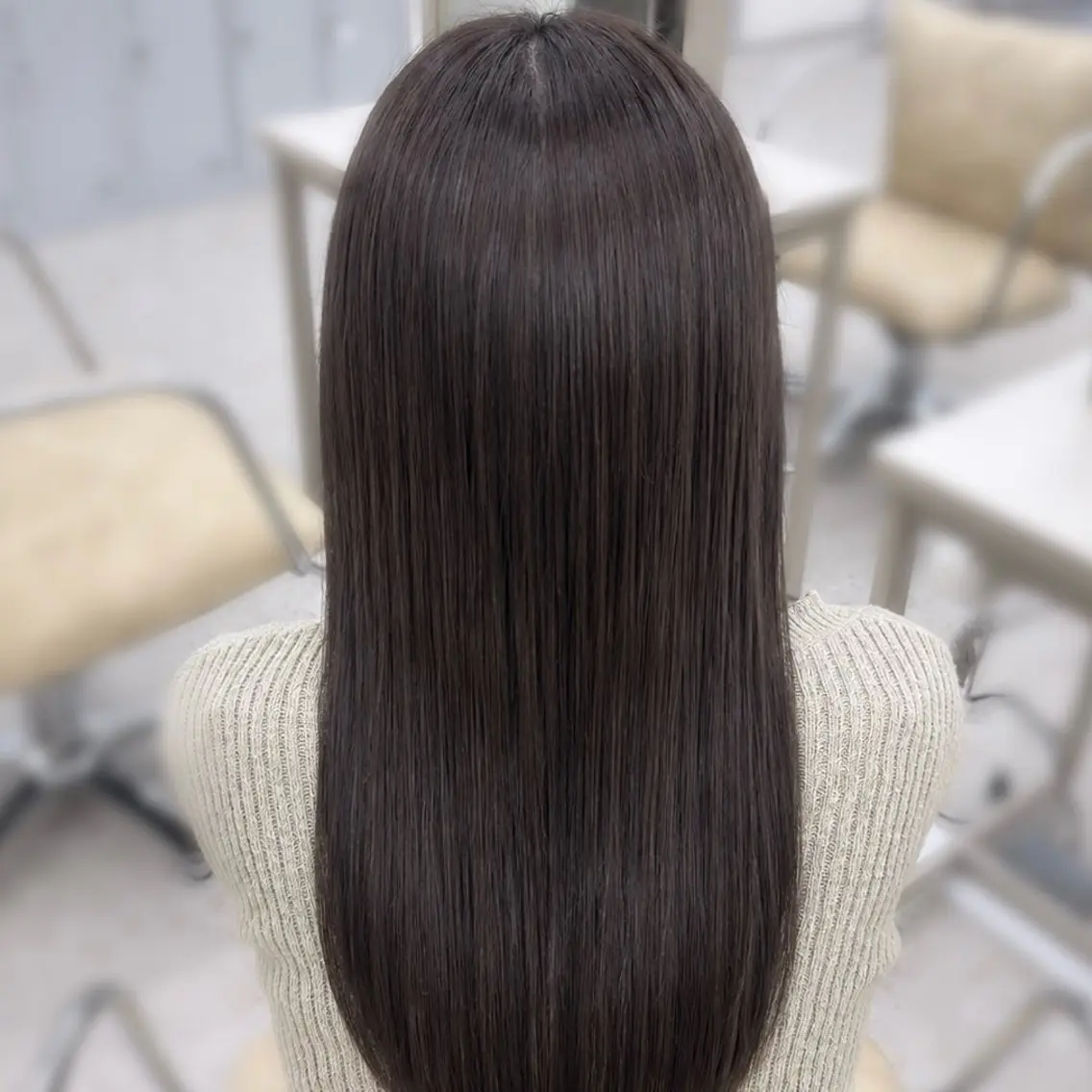 ロング カラー ブラウンカラー 透明感カラー ナチュラルブラウン ヘアカラー トリートメント coco_ mahiroのヘアスタイル