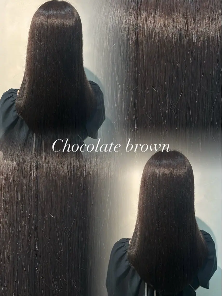 ロング カラー ブラウンカラー ショコラブラウン カット ヘアカラー トリートメント 渋谷/トレンドヘア 🦋🤍ふうかのヘアスタイル