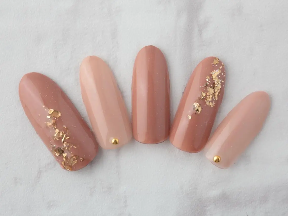 ネイル シンプルネイル 鶴橋wooone nail.rieのネイルデザイン