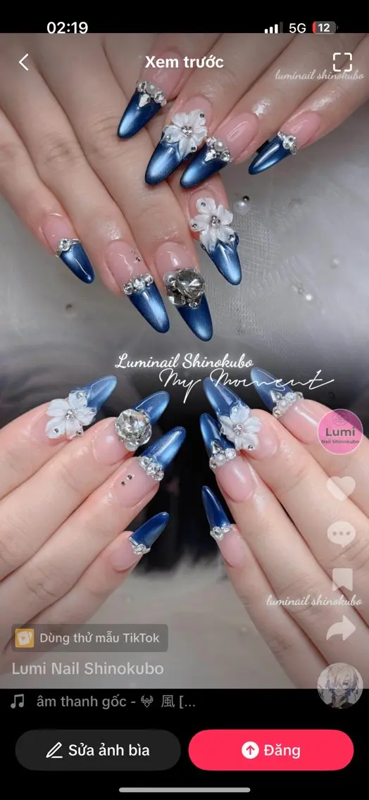 ネイル オーロラネイル チークネイル 長さ出し フレンチネイル グラデーション Lumi Shinokuboのネイルデザイン