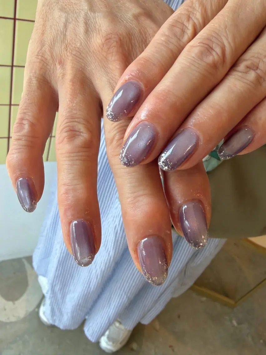 ネイル ラメ(グリッター) ハンドネイル Bloom Nailのネイルデザイン