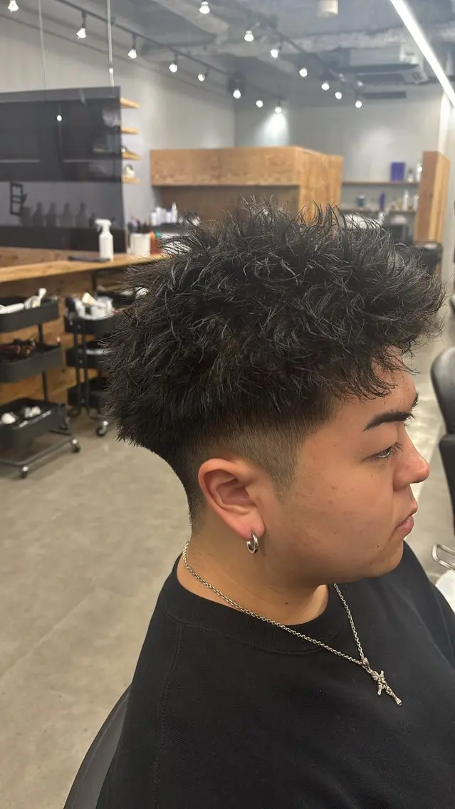 ショート パーマ メンズ カット パーマ メンズ支持率NO.1 マサキのヘアスタイル