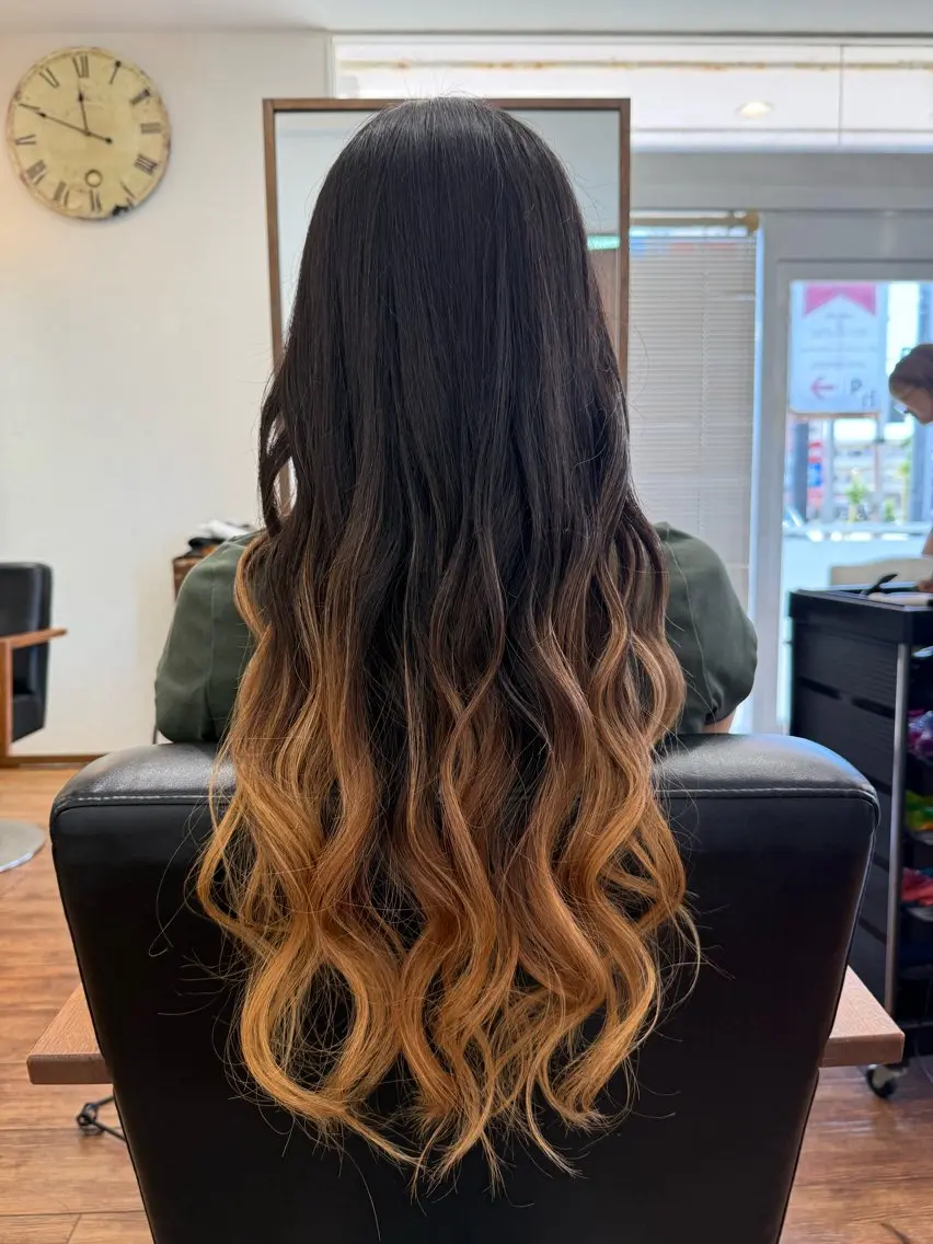 ロング 久保田 結衣のヘアスタイル