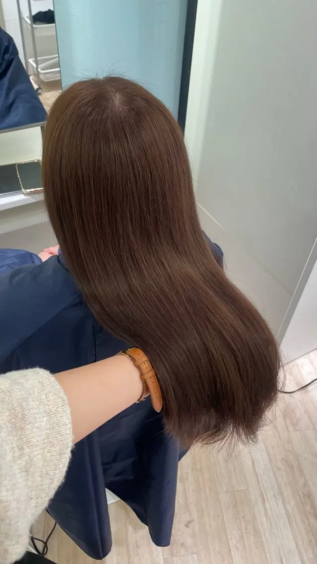 人気No.1【透明感ワンカラー】🎀💞＋【前髪メンテナンスカット💇🏼‍♀️】の写真