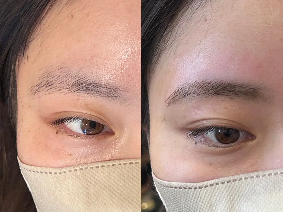 アイブロウ 眉毛ワックス脱毛 ワックス脱毛 眉カット ꪆৎ垢抜け眉 ྀི ワカナ♩岐阜のマツエク・マツパデザイン