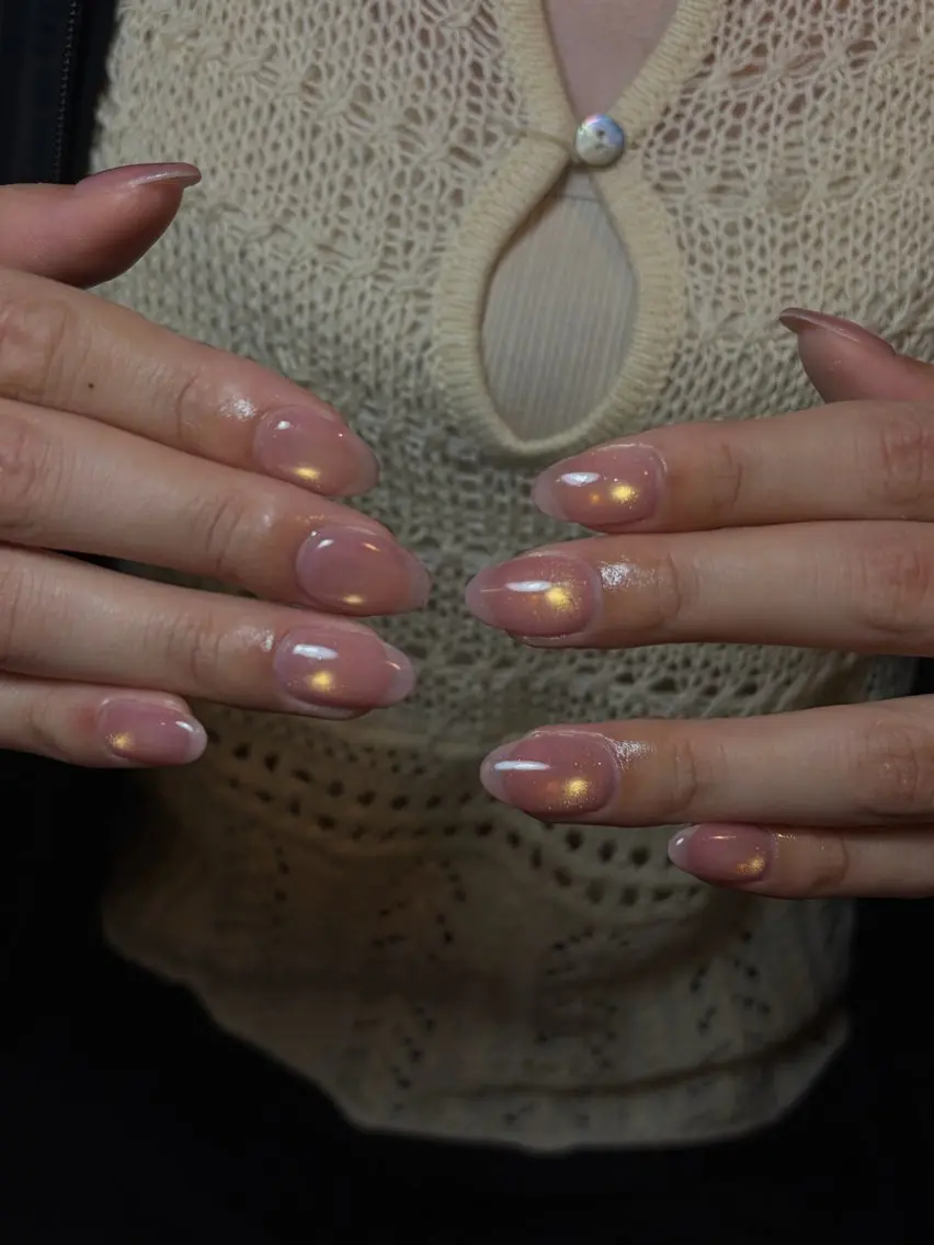 ネイル 長さ出し ジェルネイル 韓国ネイル マグネットネイル 持ち込み ハンドネイル D.dnail🎀 Reinaのネイルデザイン