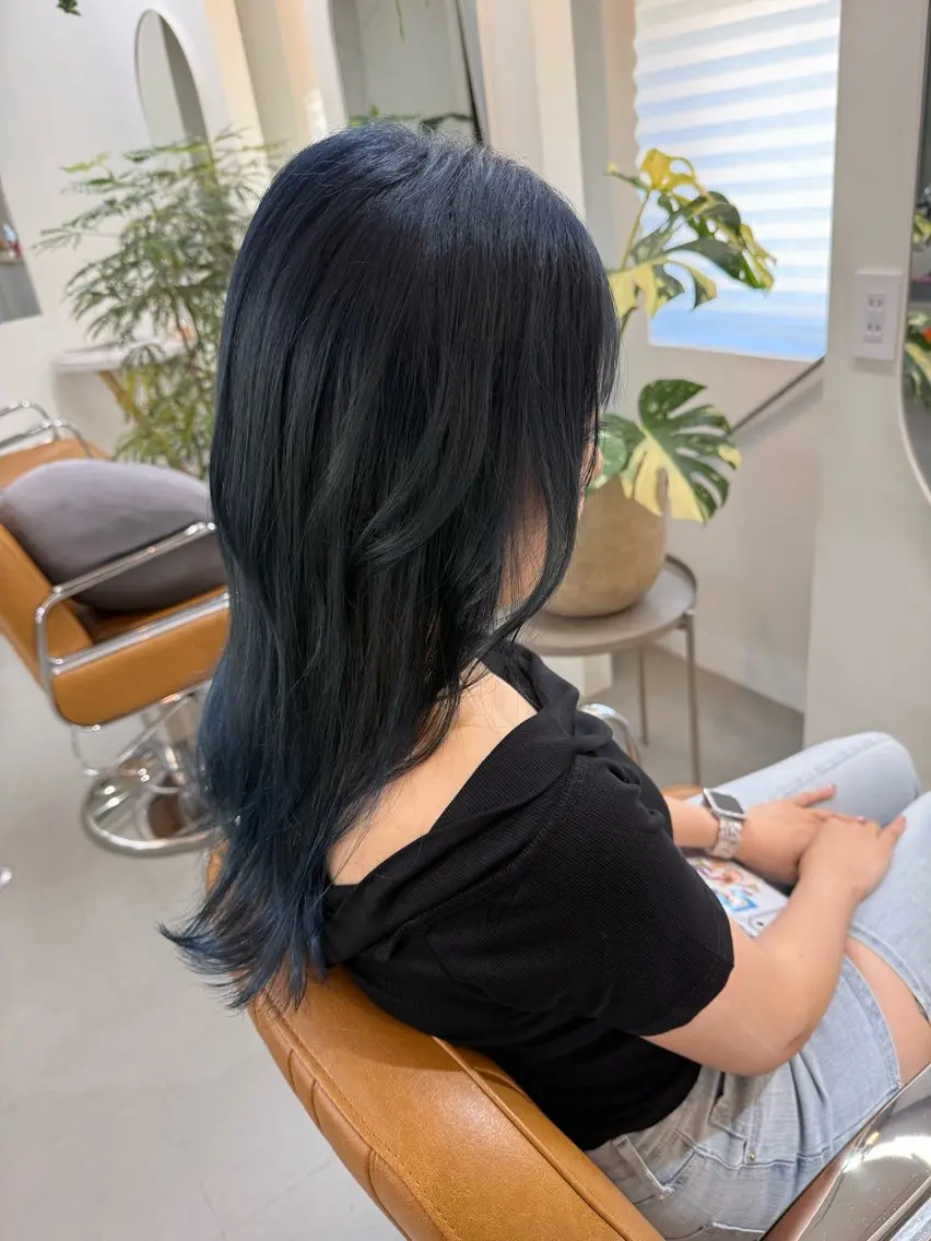 カラー ヘアカラー 檜 果歩のヘアスタイル