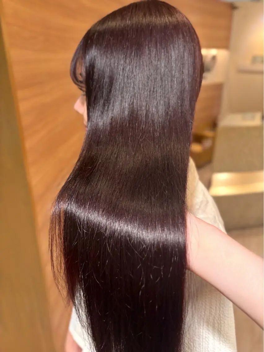 カラー ツヤ感カラー/韓国 カットkanna🖤のヘアスタイル