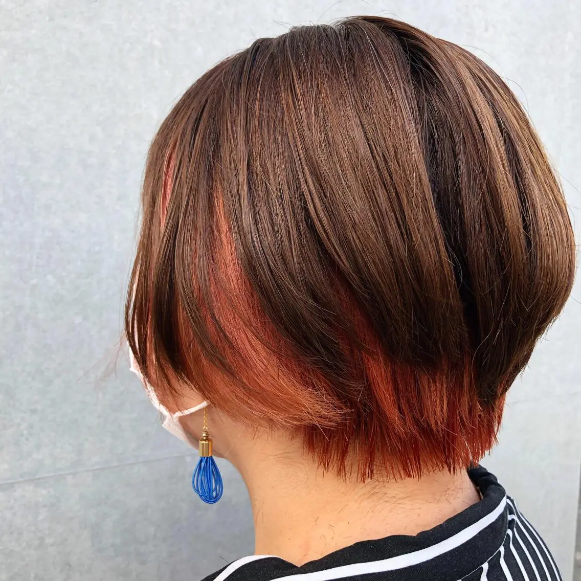 ショート カラー カット ヘアカラー くまがい みゆ【edge.】のヘアスタイル