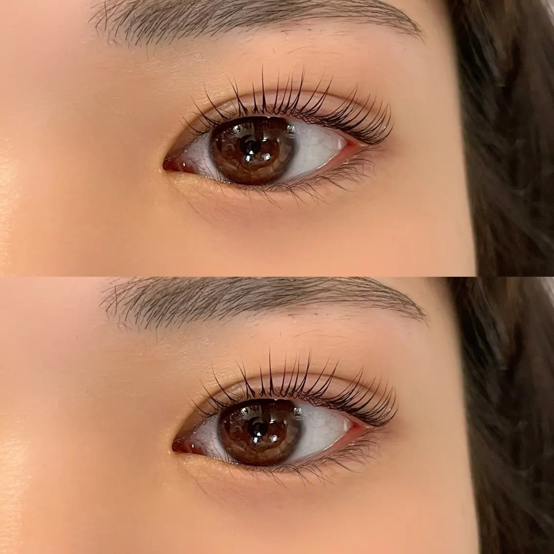 ▫️眉毛WAX(間引き込)+パリジェンヌラッシュリフト🫧の写真