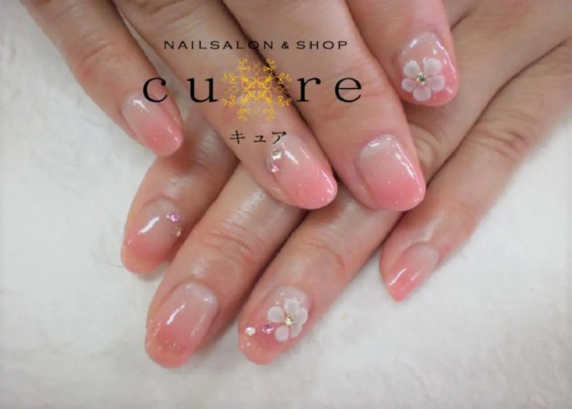 ショート ネイル ネイルサロン Cureのネイルデザイン