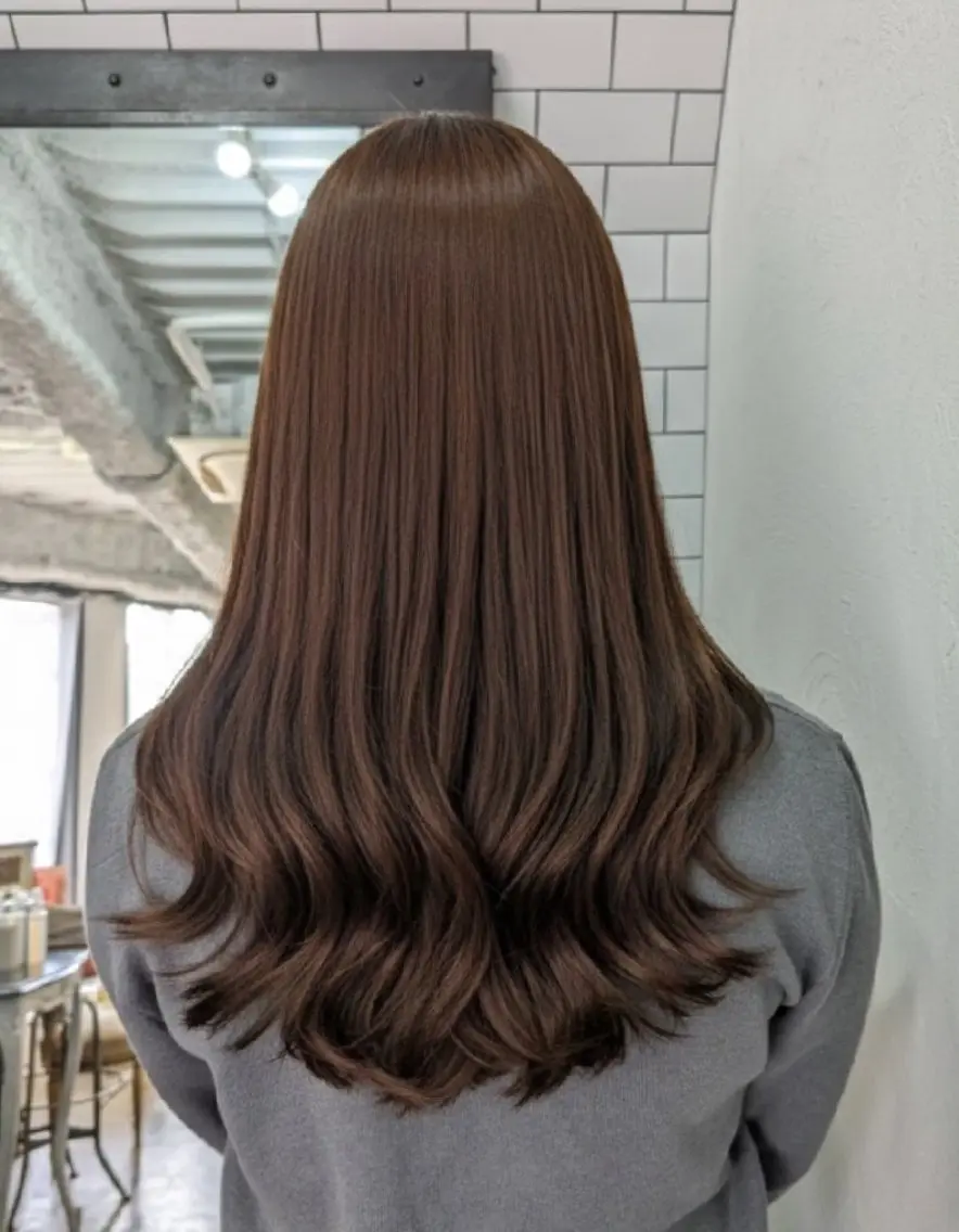 カラー ロング 髪質改善 中区/legare 🌈山村/髪質改善のヘアスタイル