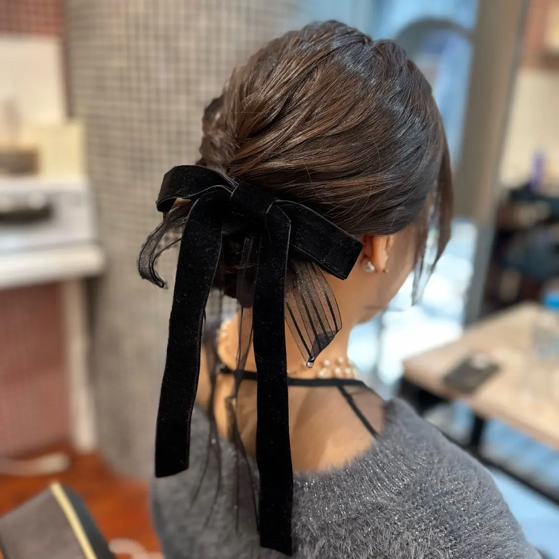 ヘアアレンジ ハーフアップ ツインテール 結婚式・ブライダル ヘアセット 韓国カラーお任せ❤️ アサコサユリ🎀の眉毛・アイブロウイメージ