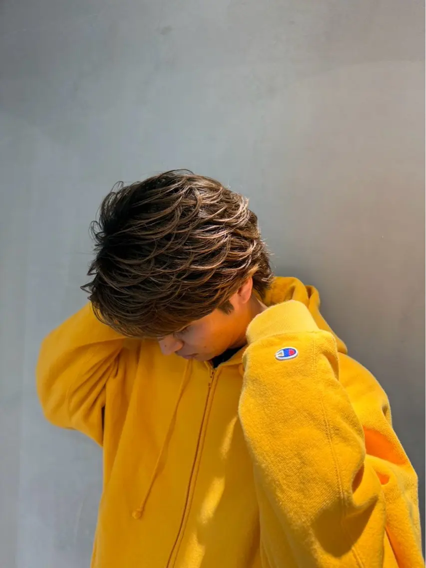 パーマ メンズ パーマ fifth 清水睦月のヘアスタイル