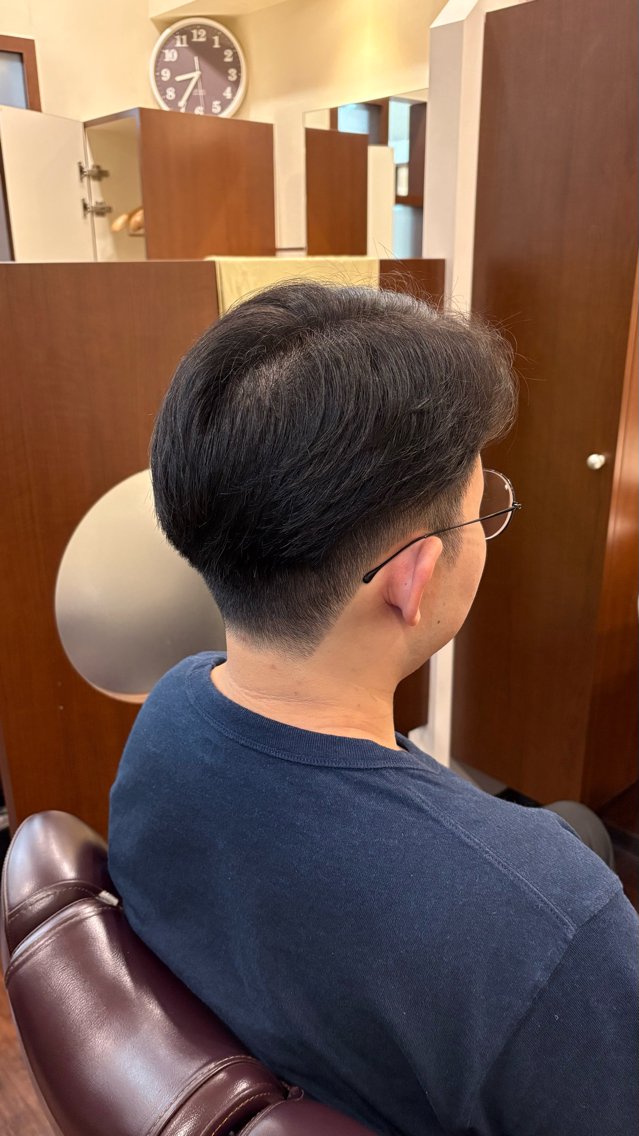 ミディアム メンズ コンダ フウマのヘアスタイル