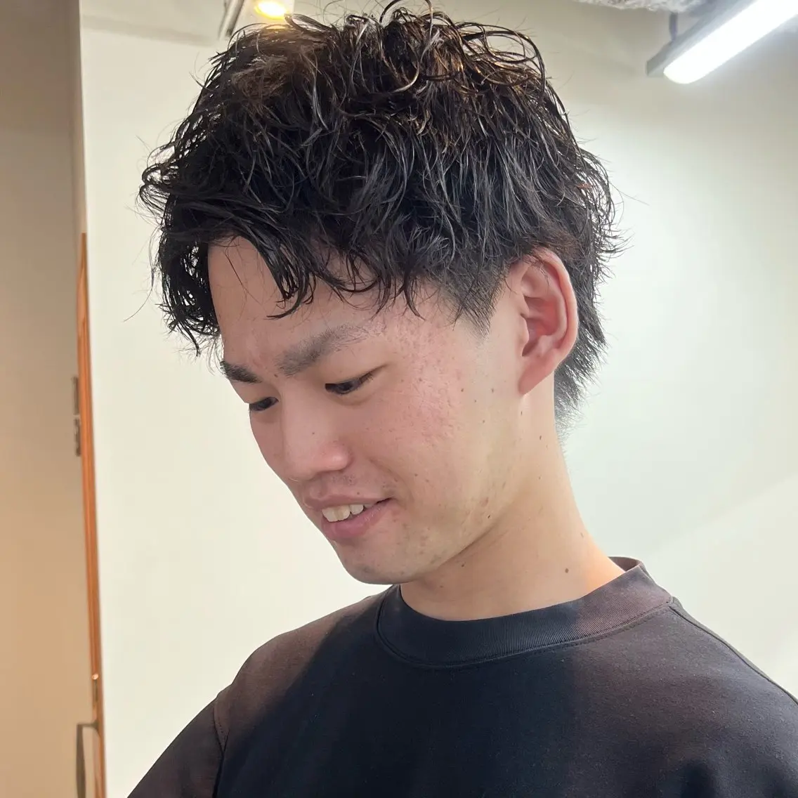 ショート カット パーマ 大人メンズヘア メンズパーマSHUNのヘアスタイル