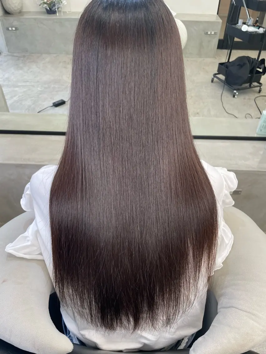 セミロング トリートメント 🎀うる艶モテ髪🎀 透明感/ユナのヘアスタイル