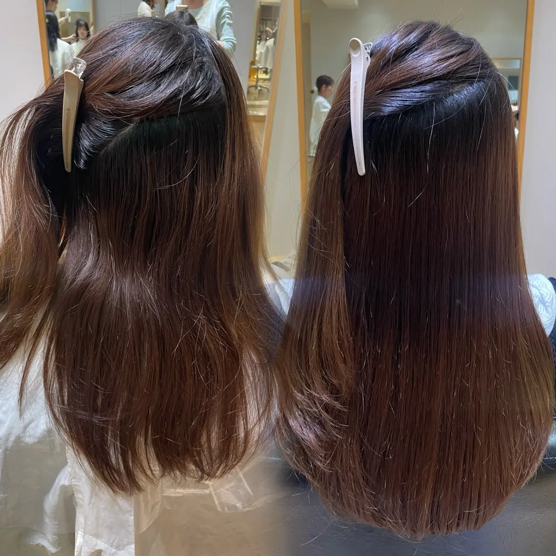 ロング パーマ 縮毛矯正 縮毛矯正/レイヤー 🌙児玉光瑠のヘアスタイル