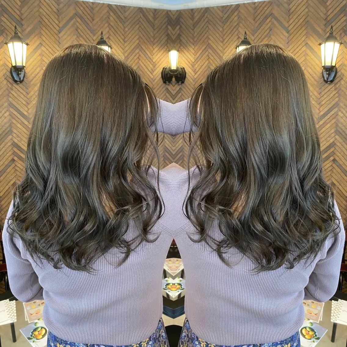 ロング カラー tocca 💜石田愛結💜のヘアスタイル
