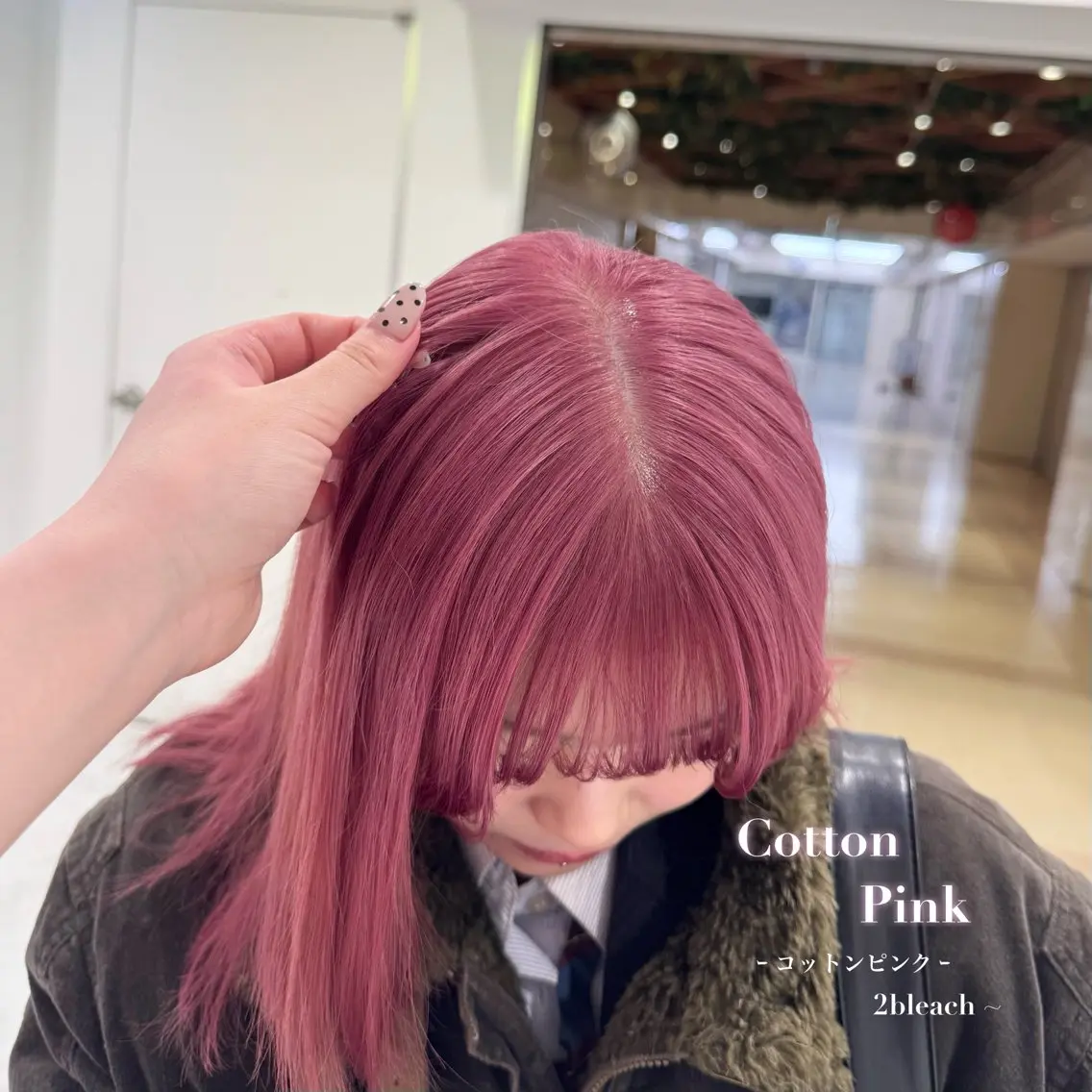 ロング カラー カットパーマモデル 募集🎀SHIONEのヘアスタイル