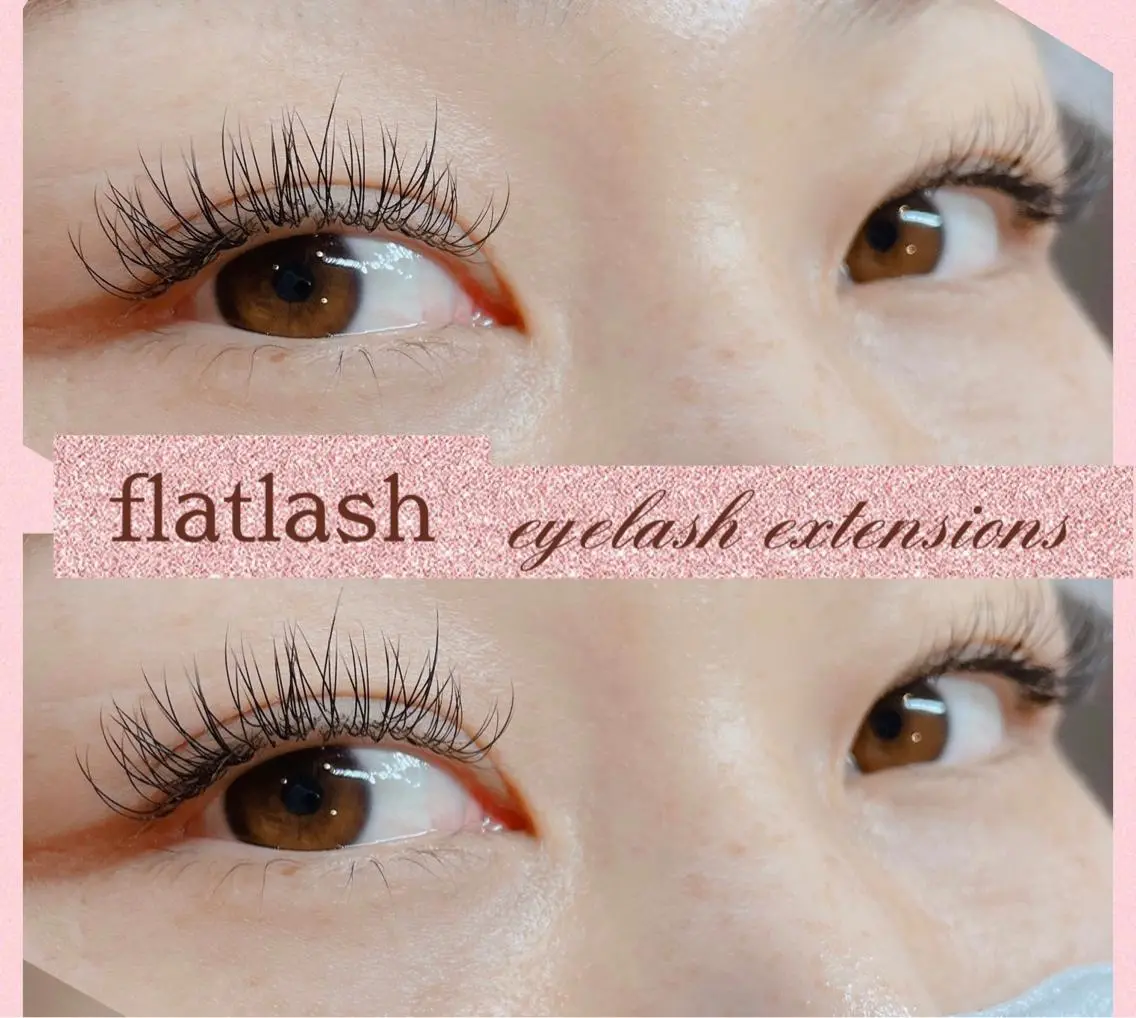 マツエク・マツパ フラットラッシュ eyelash Le'aのマツエク・マツパデザイン
