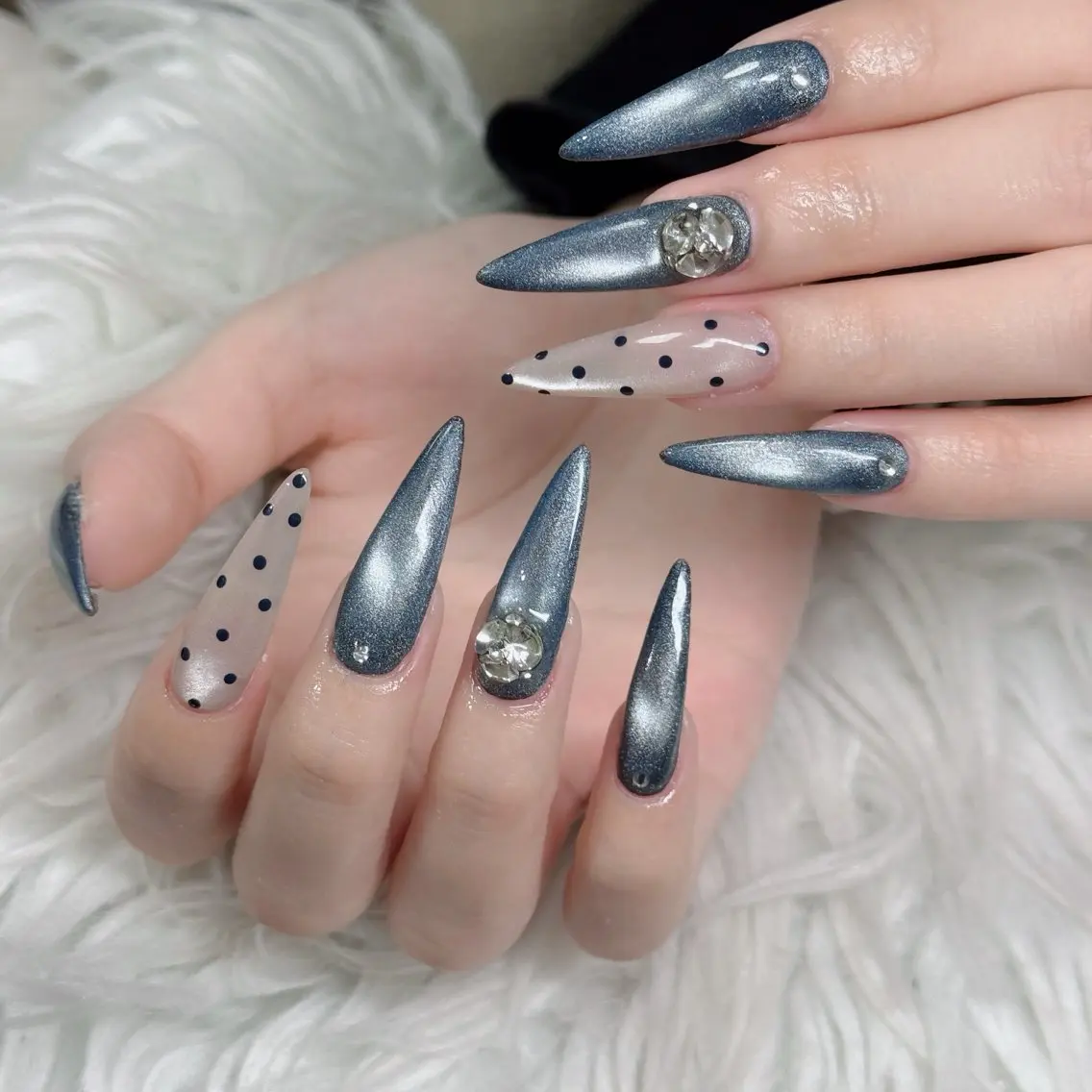 ネイル フットネイル フレンチネイル グラデーション 韓国ネイル ロングネイル ハンドネイル Hani Nail Salonのネイルデザイン
