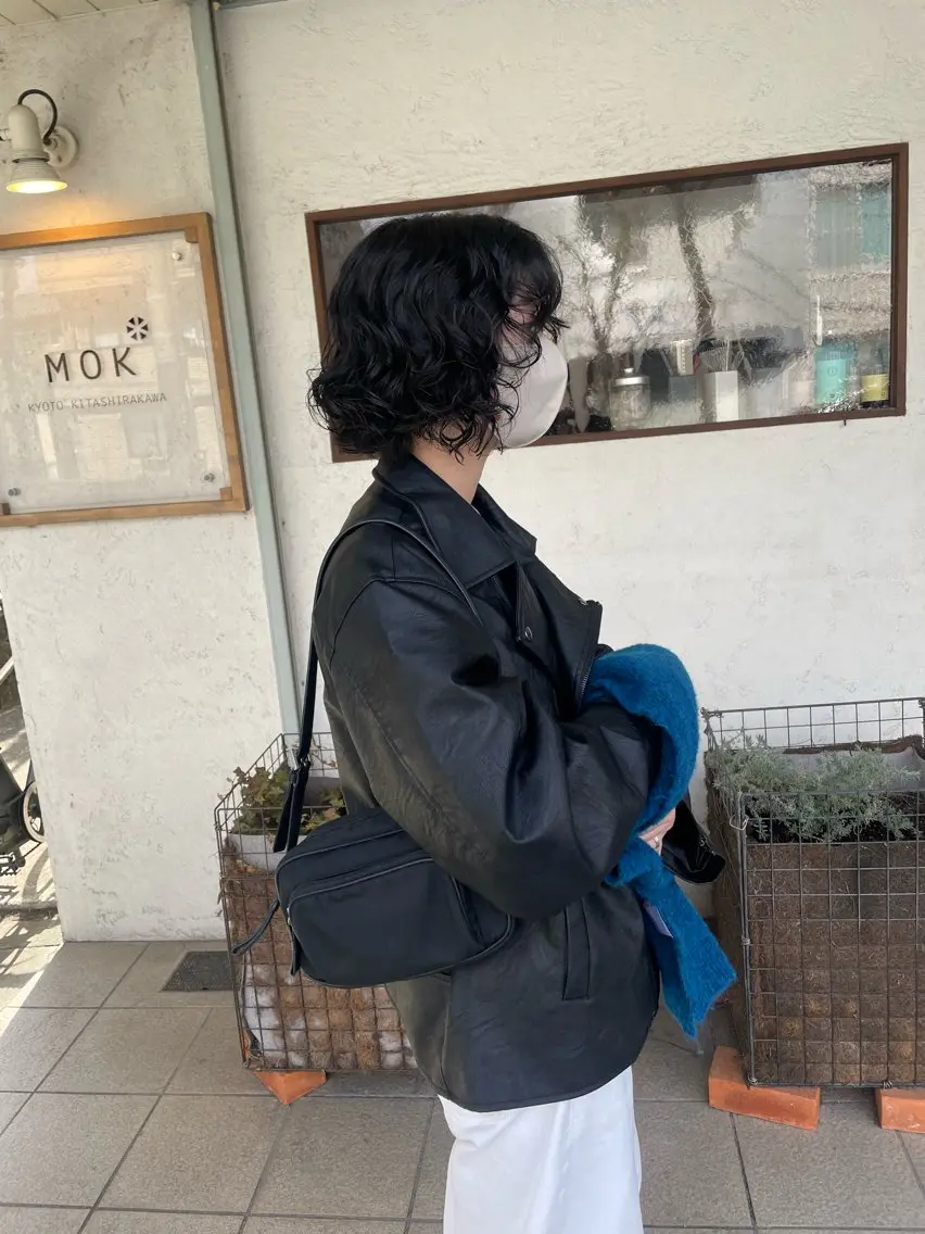 パーマ ボブ 渡部 仁のヘアスタイル