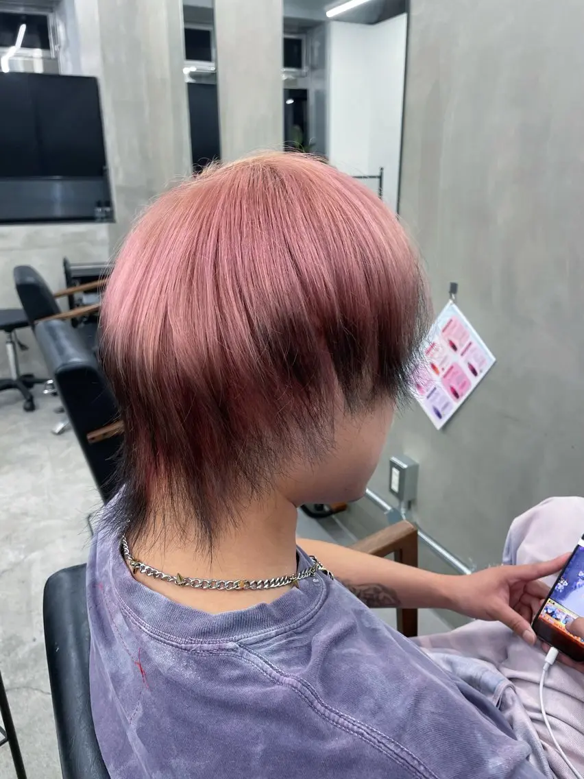 メンズ ヘアカラー yuki ユキのヘアスタイル