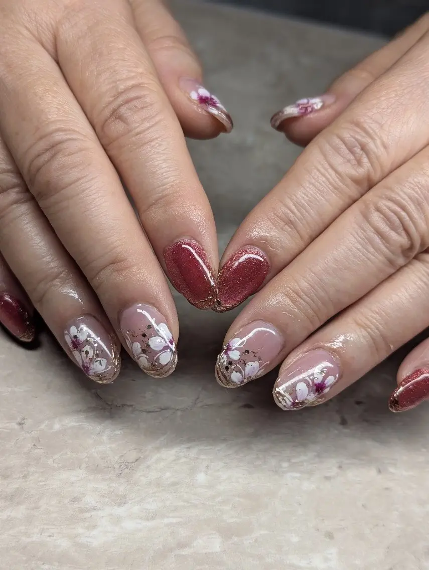 ネイル マグネットネイル 8andyu nail♡のネイルデザイン