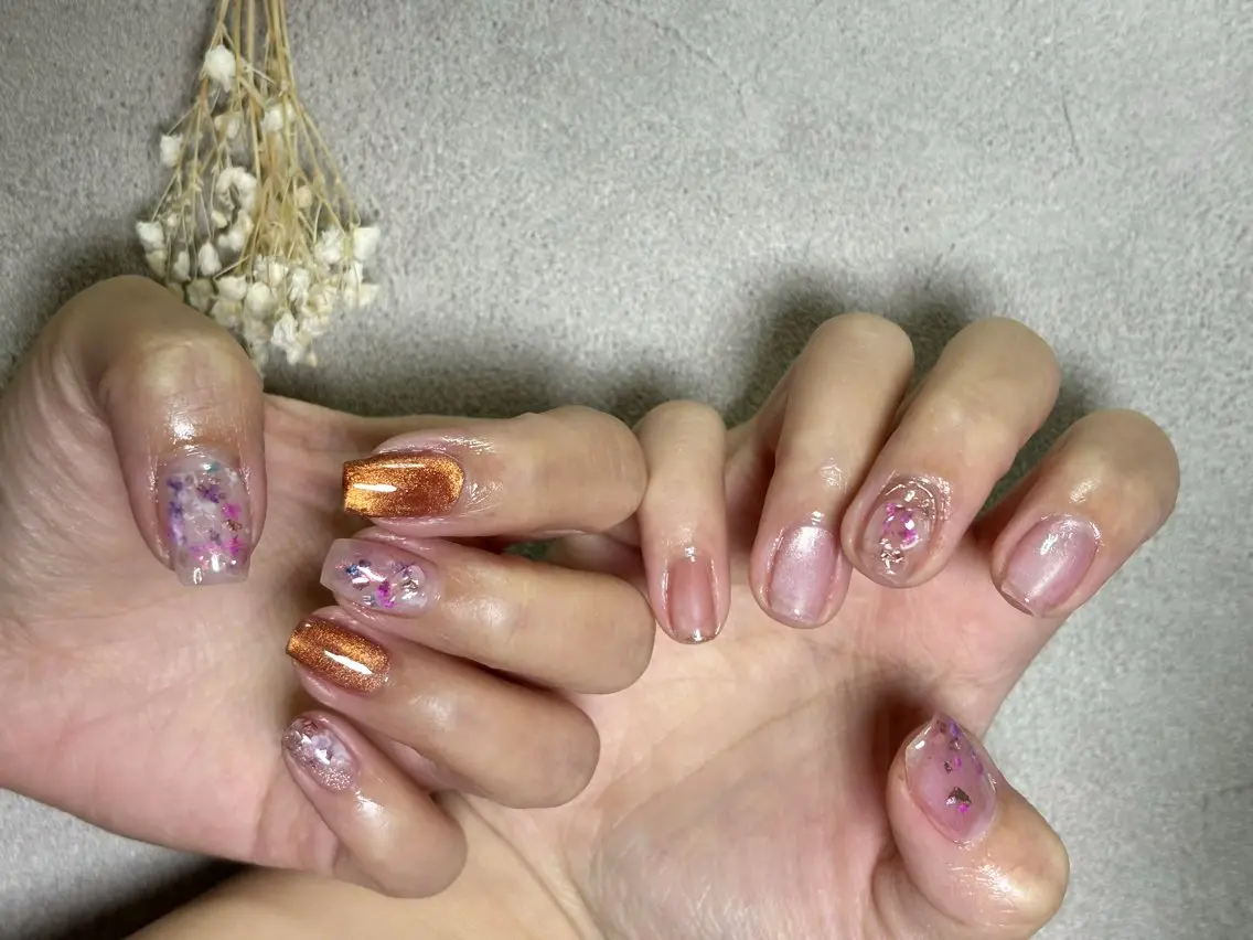ネイル ハンドネイル ハンドケア ゆう .のネイルデザイン
