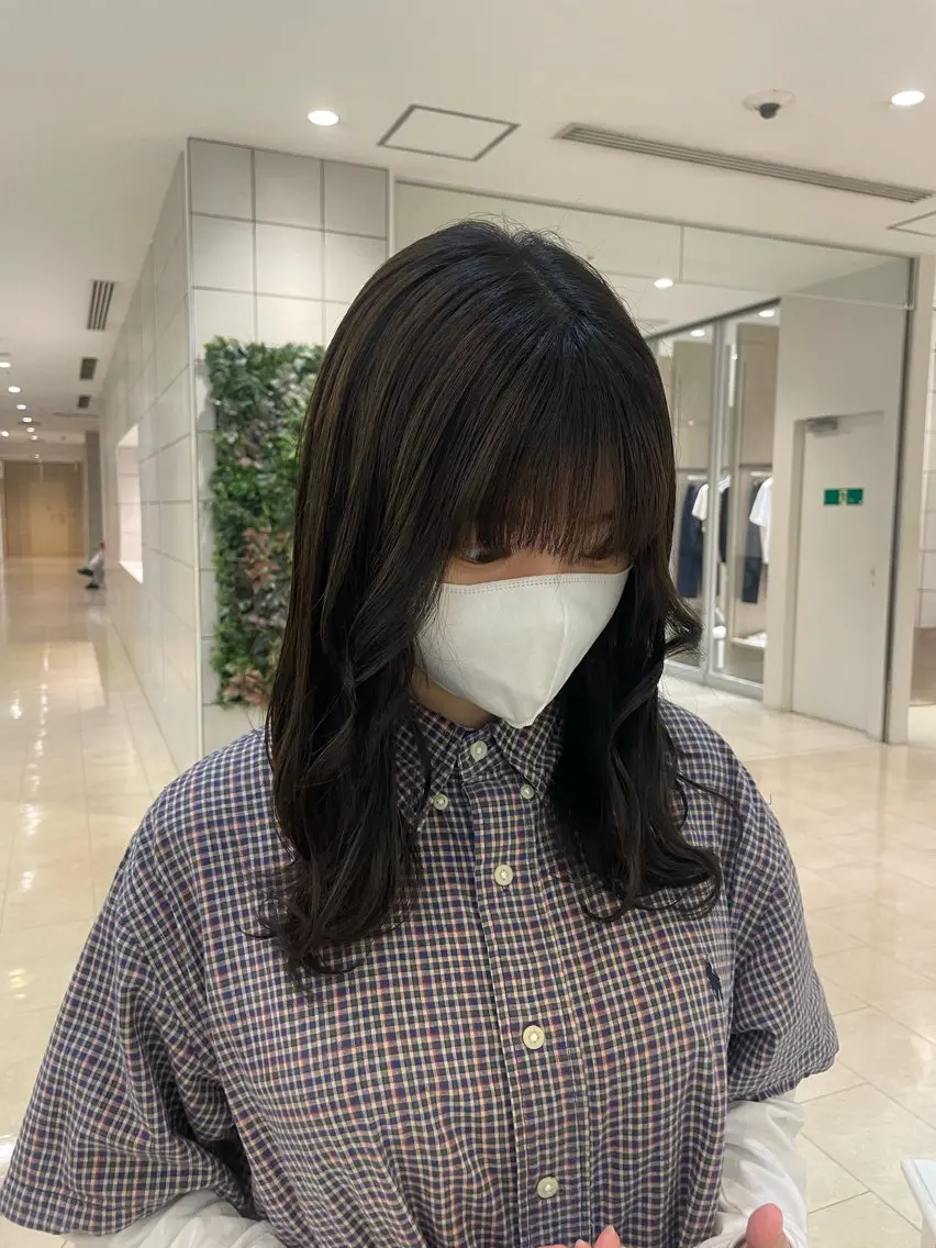 ミディアム 悠良/平塚店 似合わせ/透明感のヘアスタイル