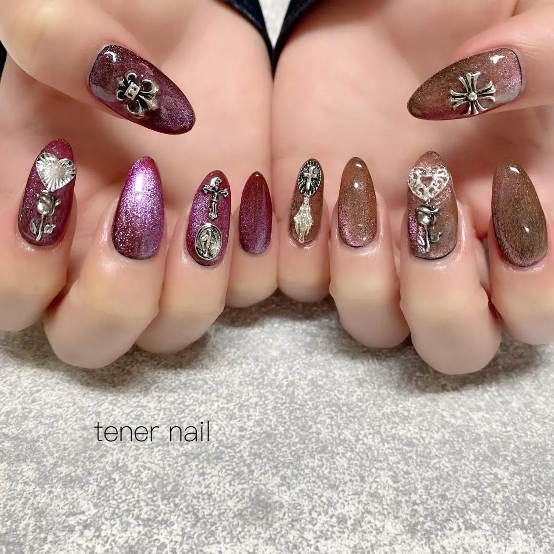 ネイル マグネットネイル テネルネイル tener nailのネイルデザイン