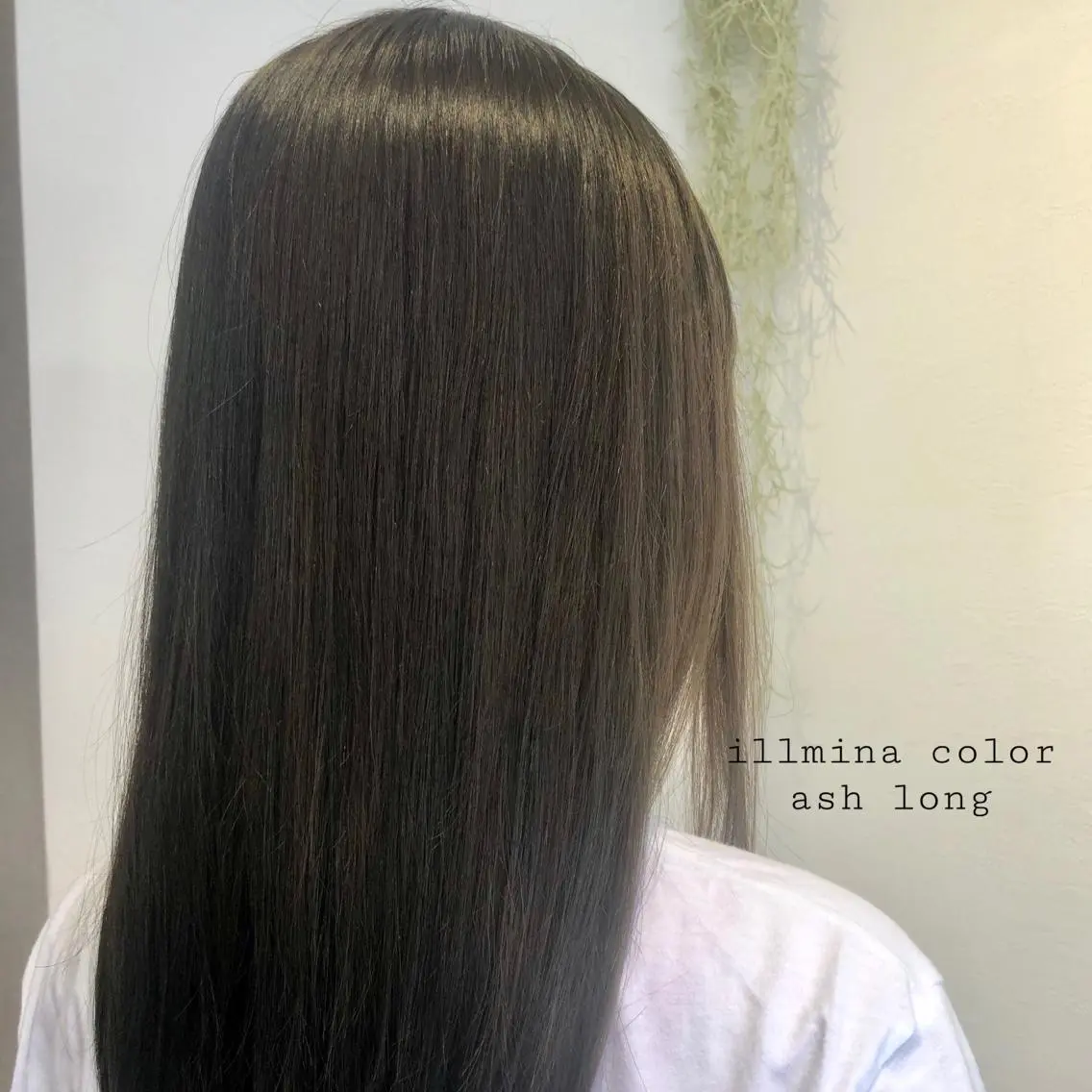 ロング アッシュ 縮毛矯正 似合わせカラー✨人気 荻窪🌈川端風子のヘアスタイル