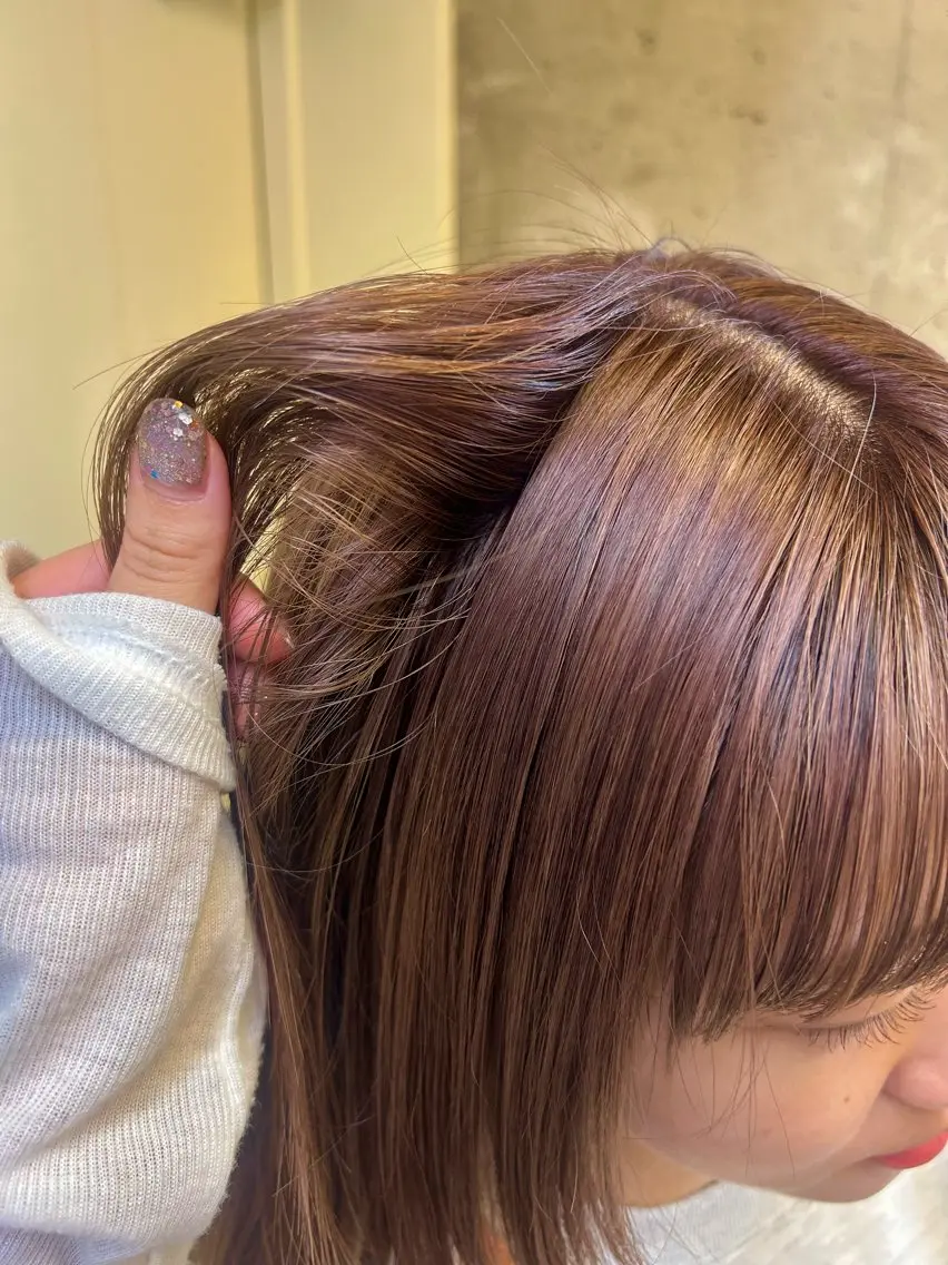 ミディアム カラー 無料ボブカットモデル 様募集中/あいらのヘアスタイル