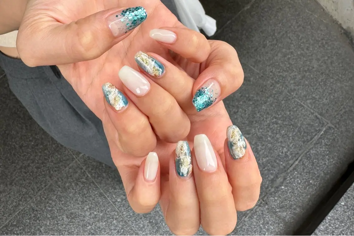 ネイル ハンドネイル 長谷川 奈緒美のネイルデザイン