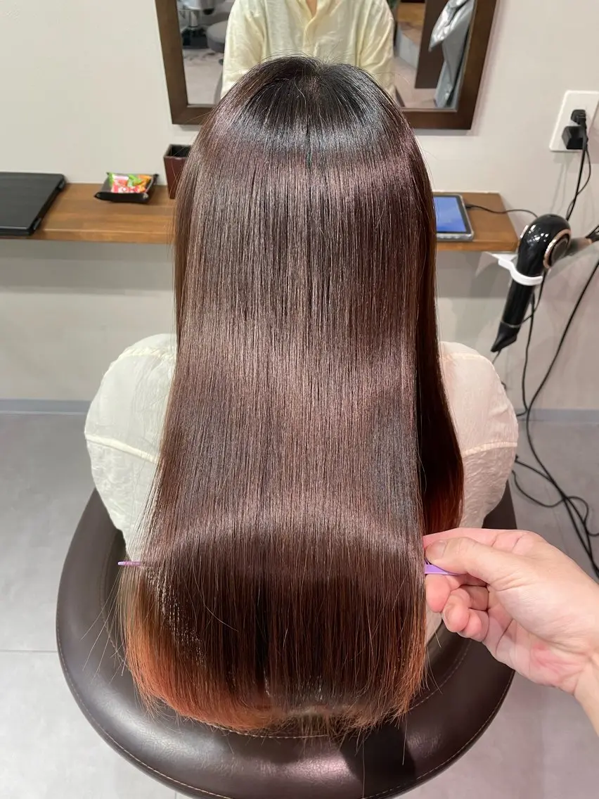 ロング カット トリートメント 飯村 友亮のヘアスタイル