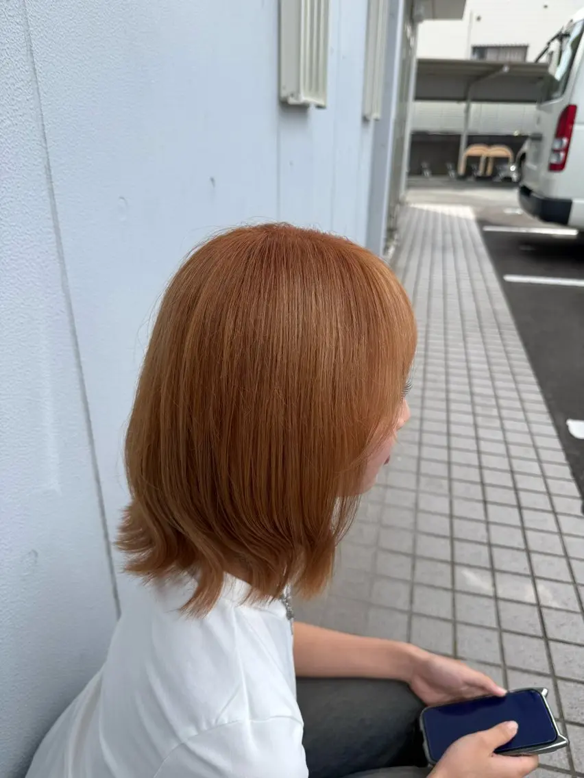 ミディアム カラー GRANDEUR 珠羽のヘアスタイル