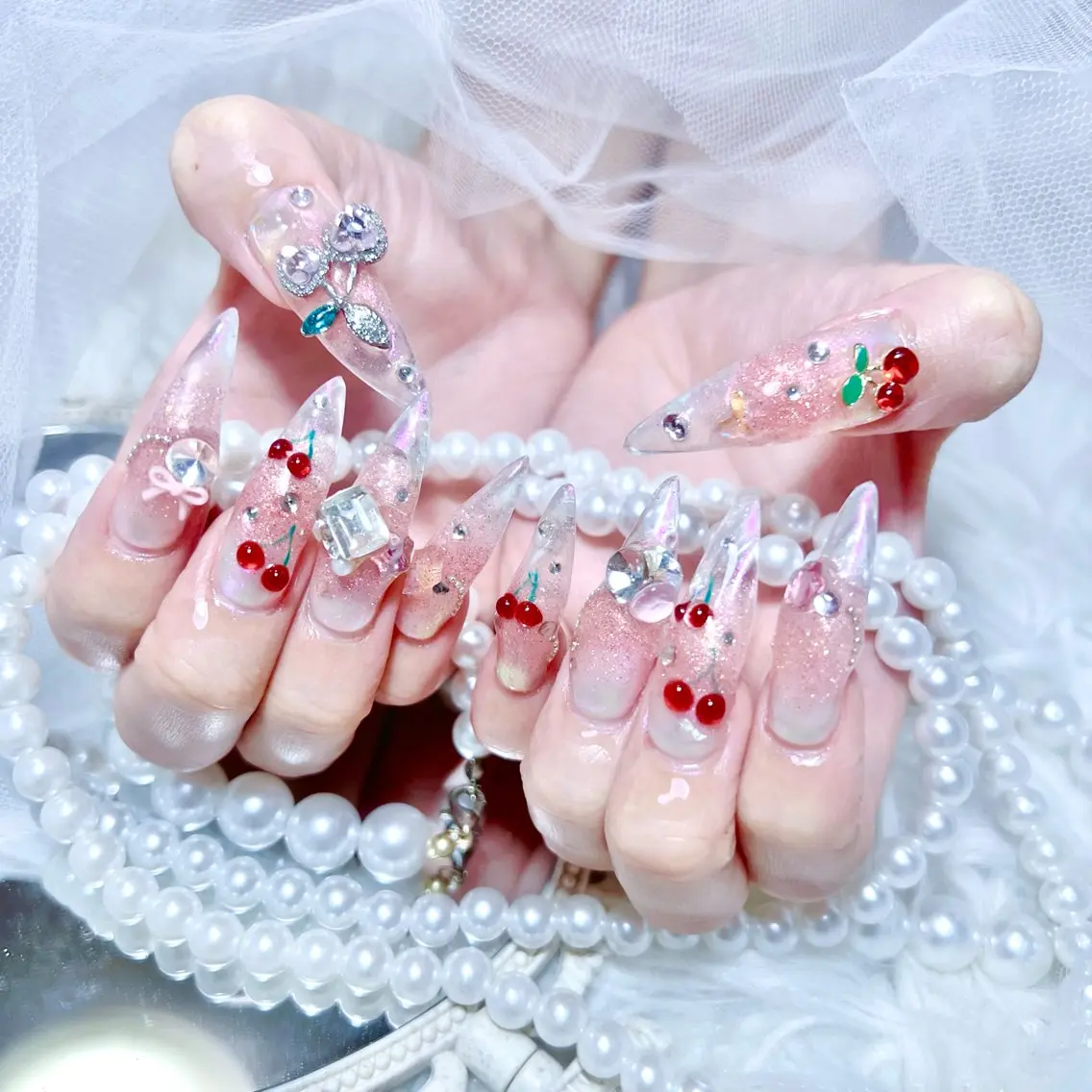 ネイル ロングネイル ハンドネイル Nail salon unmeltのネイルデザイン