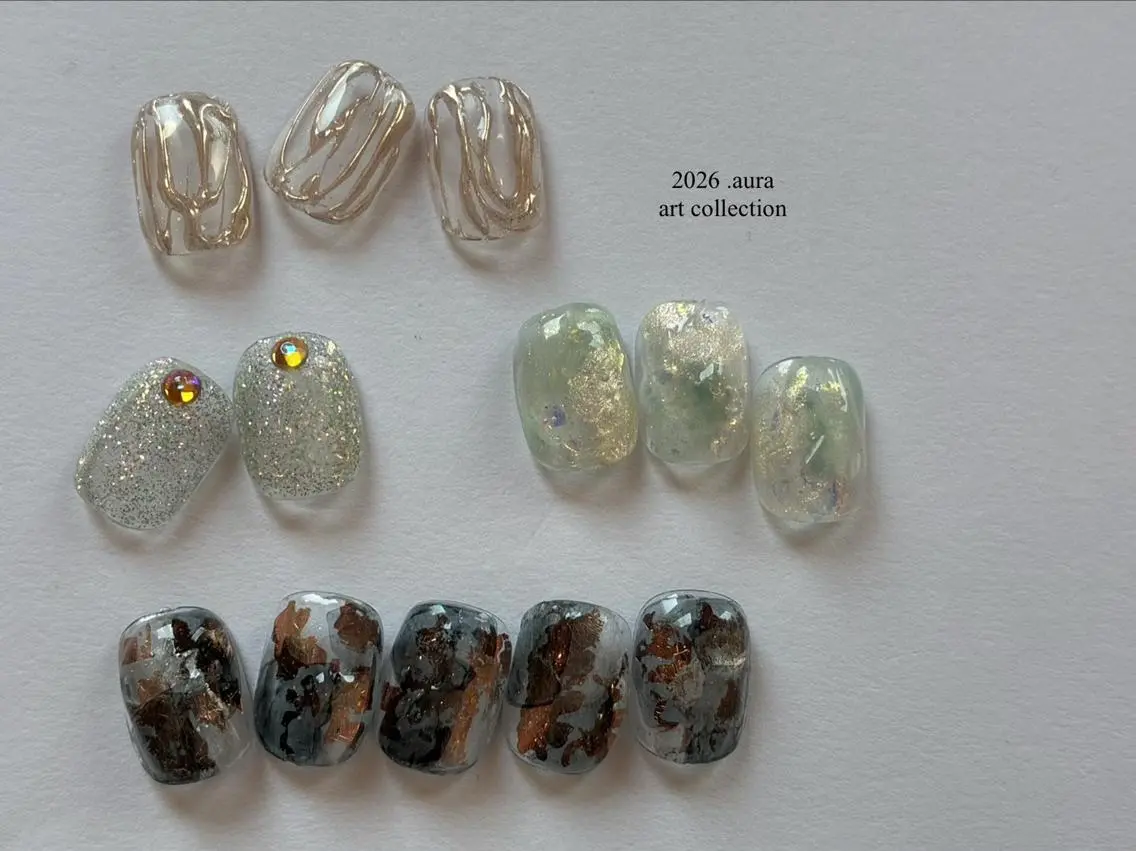 ネイル ハンドネイル .aura Kanamiのネイルデザイン