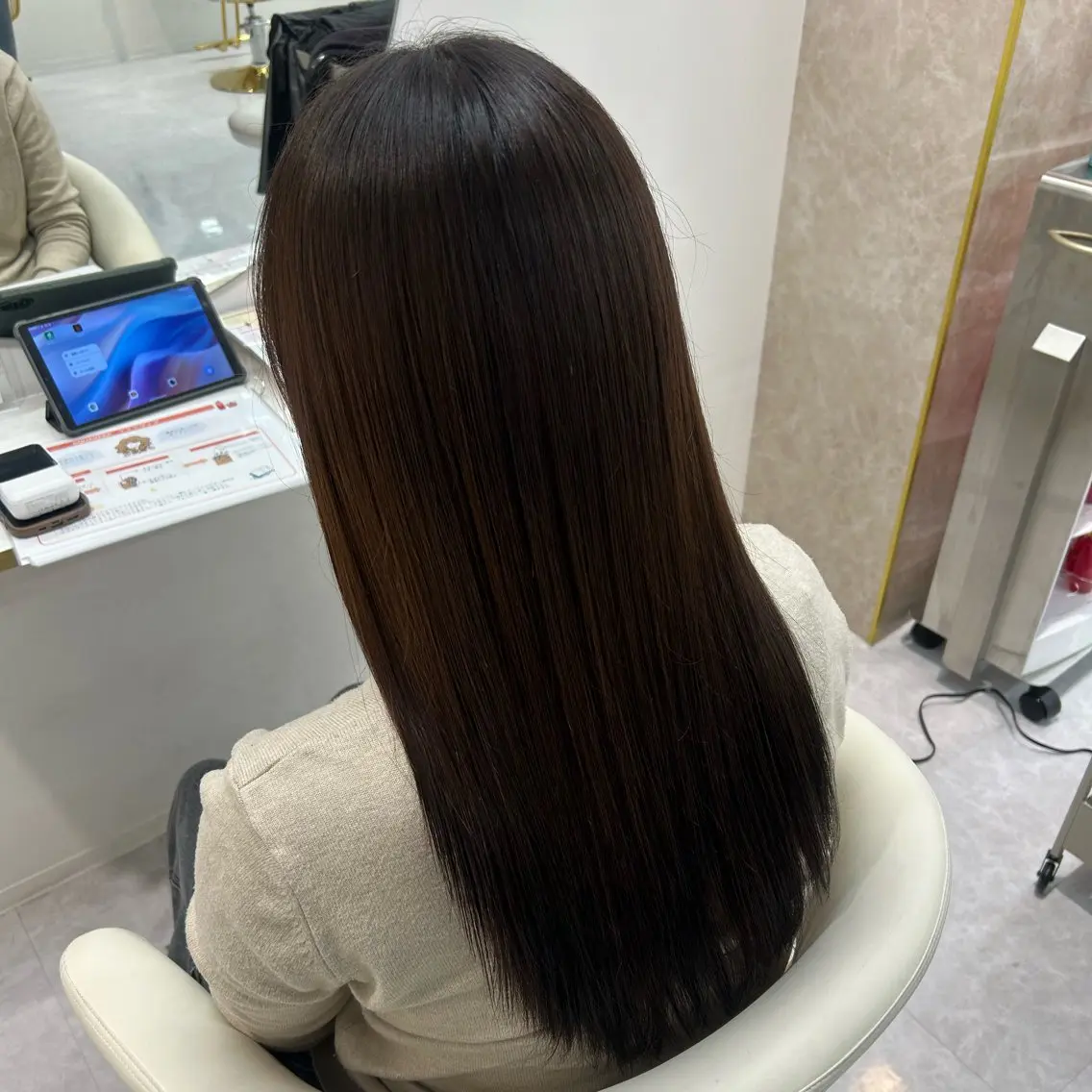 ロング 髪質改善 トリートメント 暖色カラー🪷 オタク美容師🎶のヘアスタイル