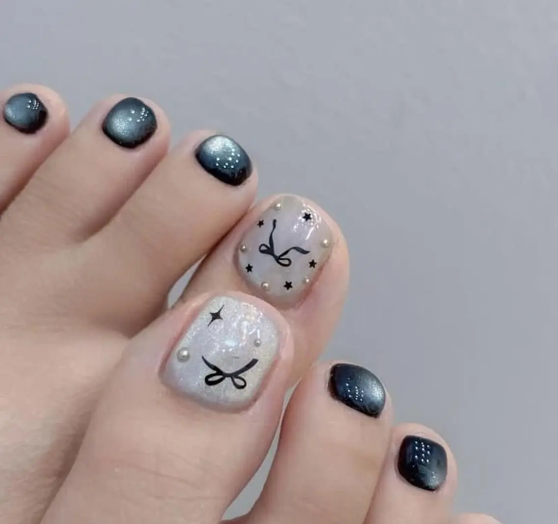 ネイル 長さ出し フレンチネイル グラデーション 卒業式 マグネットネイル Sora nail 長さ出し専門店のネイルデザイン